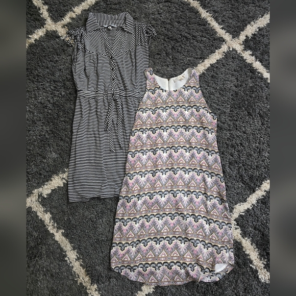 Lot of 3 Forever 21 Casual Sun & Maxi Dresses Floral Striped Junior's Size Small - Picture 1 of 10